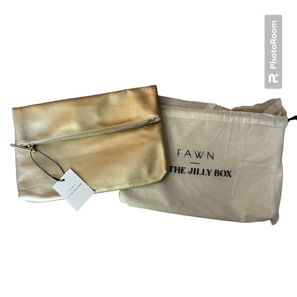 Fawn Design clutch with magnets‎ gold brand new Jilly Box - Picture 2 of 7